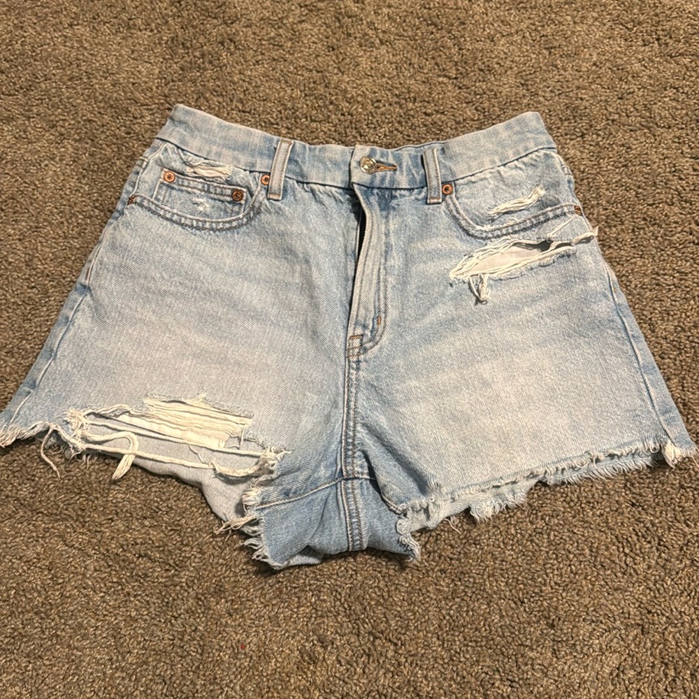 American Eagle Strigid Jean Shorts
